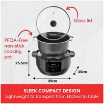 Instant Pot 7.1L Superior Slow Cooker- Black 140612801AU hero image