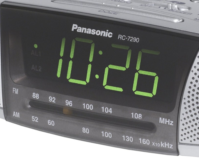 Panasonic RC-7290 Dual Alarm AM/FM Clock Radio | Appliances Online
