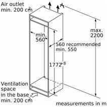 NEFF Fully Integrated Bottom Mount Fridge KI7863D30A hero image