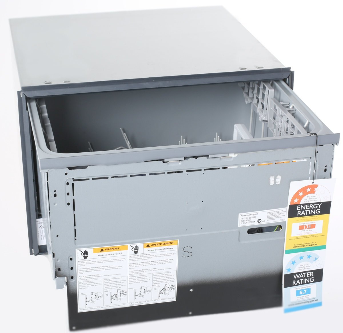Fisher paykel sale integrated dishwasher drawers