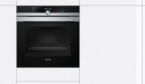 Siemens 60cm Pyrolytic Built-In Oven & 45cm Compact Built-In Oven with Microwave CM633GBS1BHB673G0S1A hero image