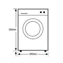 Samsung WD10F7S7SRP 10kg Washer 7kg Dryer Combo hero image