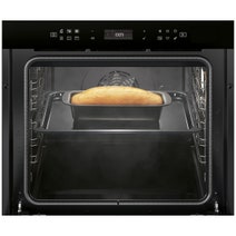Whirlpool 60cm Pyrolytic Oven with SteamSense Black W7OSPBLAUS hero image