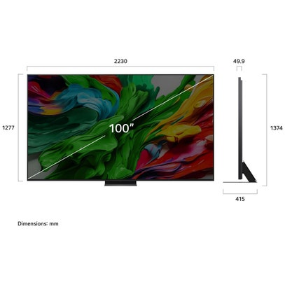 LG 100 Inch QNED86A EVO AI 4K UHD Smart Mini LED TV 100QNED86AS [2025 ...