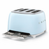 Smeg Temperature Control Kettle and Four Slice Toaster Breakfast Pack Pastel Blue KLF04PBAUTSF03PBAU image NaN