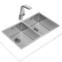 Teka Sink Flex Linea Double Bowl TFLIN2C740 image NaN