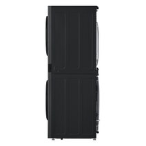 LG 12kg/9kg WashTower All-In-One Stacked Washer Dryer Platinum Black WWT-1209B hero image