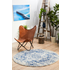 Rug Culture Evoke Large White Navy Rug 240X240CM - EVO-253-WNAV-240X240 image NaN