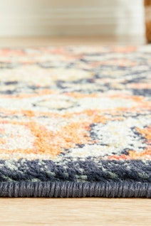 Rug Culture Legacy Large Multi-coloured Rug 400X80CM - LEG-860-NAVY-400X80 hero image