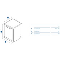 Haier 60cm Satina Freestanding Dishwasher HDW15F4S1 hero image