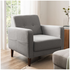 Zinus Adair Modern Armchair with Armrest Pockets Light Grey AU-AD-LG-AC image NaN