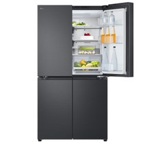 LG 665L French Door Fridge Matte Black GF-B705MBL hero image