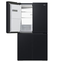 Haier 601L Quad Door Refrigerator with Ice and Water Dispenser Black HRF680YZC hero image