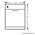 Beko 60cm Freestanding White Dishwasher BDF1620W image NaN