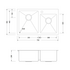 Oliveri AP1415 Apollo 1 and 3/4 Bowl Inset Sink image NaN