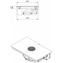 Bora X Pure 83cm Induction Cooktop with Integrated Cooktop Extractor - Recirculation PUXU hero image