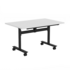 OLG Agile Flip Table 1500x750 White Worktop with Black Frame OG_AGFLIP1575B_W image NaN