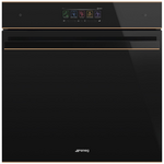 Smeg 60cm Dolce Stil Novo Speedwave Combi Microwave Black Glass Oven SOA6606WM2PNR hero image