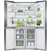 Fisher & Paykel Series 7 538L Quad Door Refrigerator with Ice and Water Black Stainless Steel RF605QDUVB2 hero image