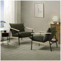 Zinus Accent Chair Light Green AU-USHSL5ZC-31G hero image