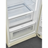Smeg 270L 50's Retro Style Aesthetic Top Mount Fridge Cream FAB28RCR3AU image NaN