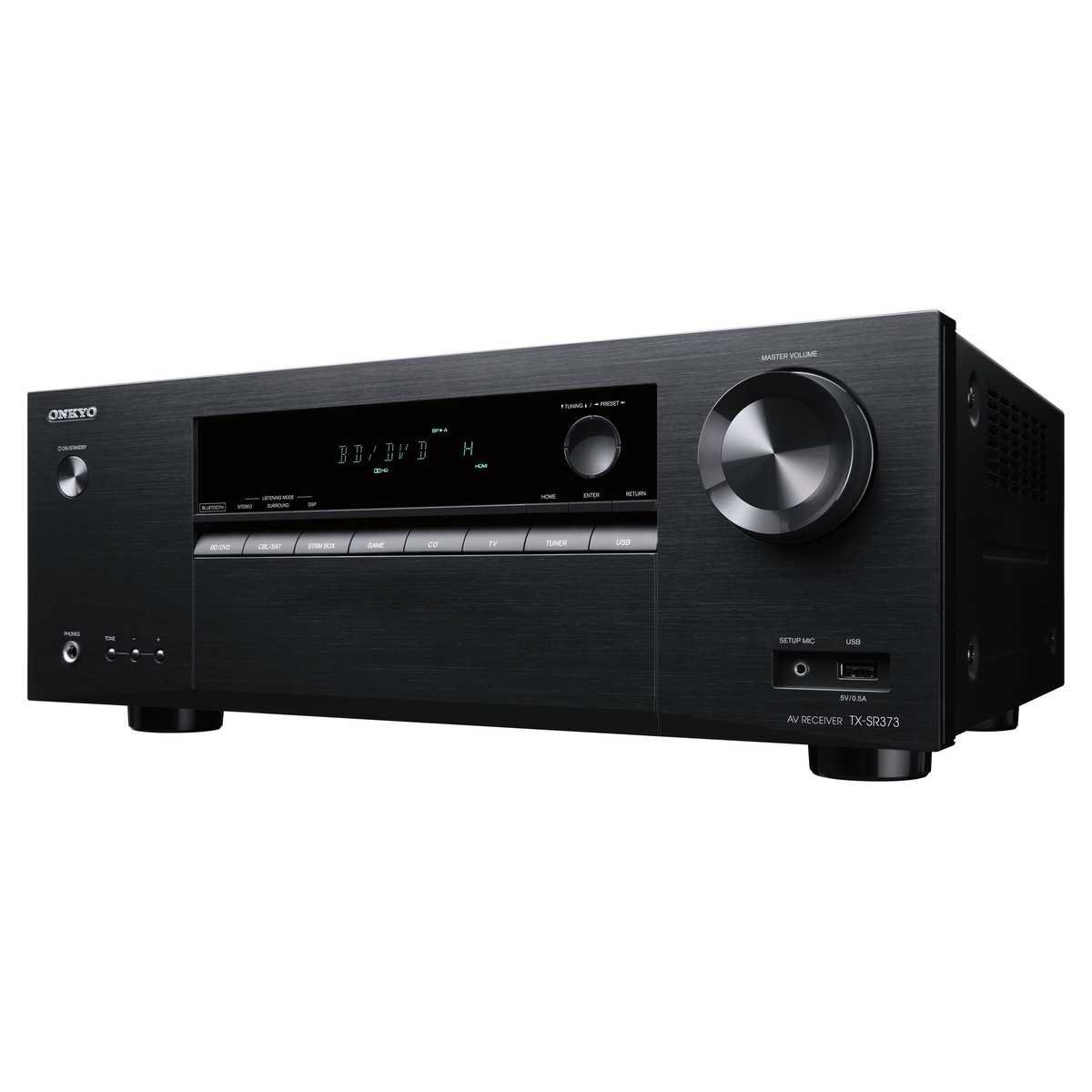 Onkyo TX-SR373B 5.1 Ch AV Receiver Black hero image