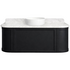 Turner Hastings Evara 120x53 Wall Hung Vanity with Real Marble Top To Suit Above Counter Basin Volcanic Ash 1TH EV124-VA-1TH image NaN