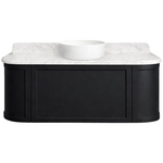 Turner Hastings Evara 120x53 Wall Hung Vanity with Real Marble Top To Suit Above Counter Basin Volcanic Ash NTH EV124-VA-NTH hero image