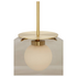 CTO Lighting Petra Large Pendant Light - Brass and White Opal Glass PETPELSBSGSO image NaN