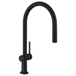 Hansgrohe Talis M54 210 1jet Pull Out Kitchen Mixer Tap - Matte Black S72802673 hero image