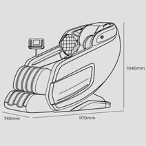ReGen8 LuxCloud Glide Heated Massage Chair with Full Size SL Track RGMC-LCGLIDE hero image