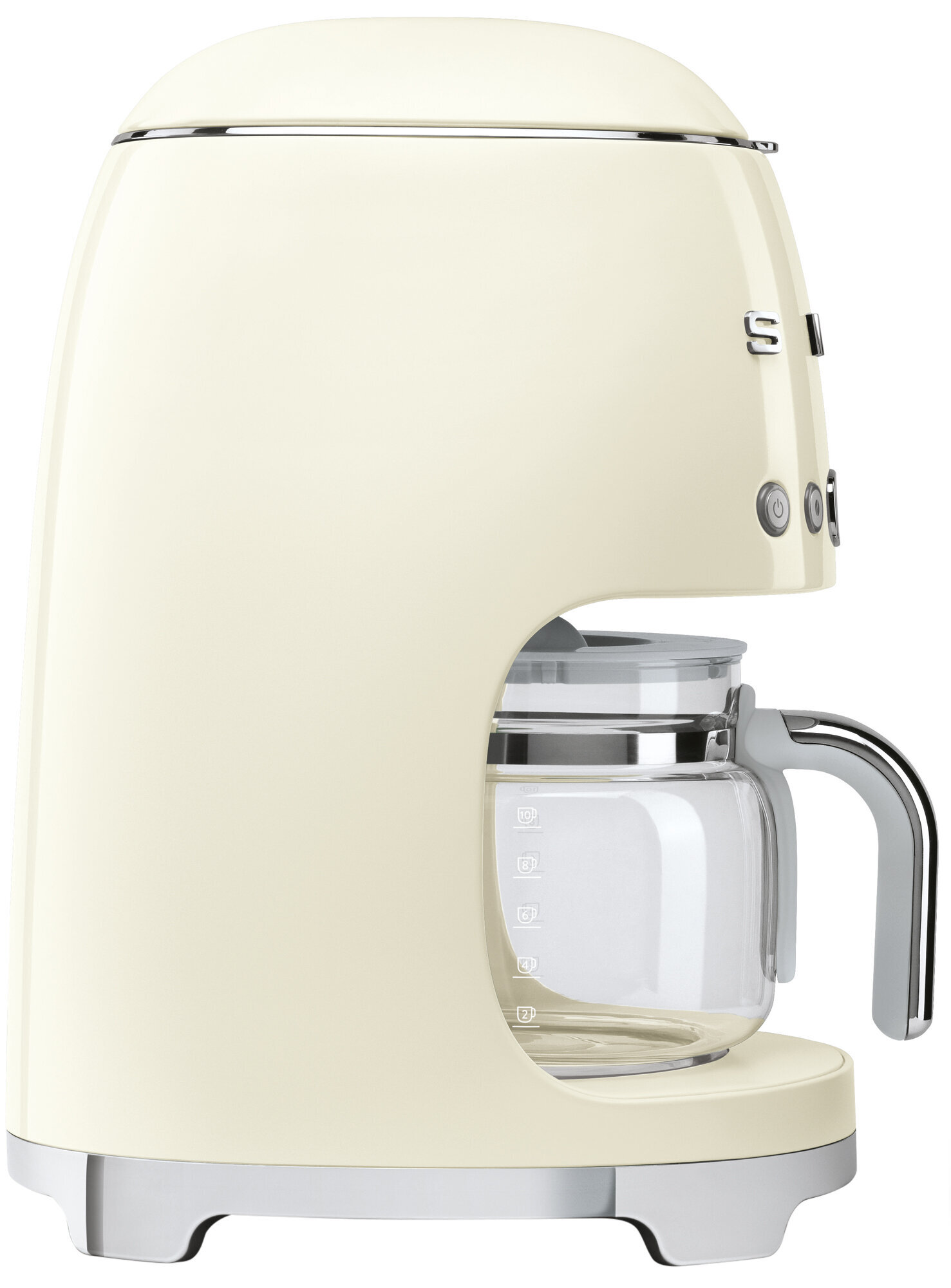 Smeg 50s Retro Style Drip Filter Coffee Machine Cream DCF02CRAU hero image