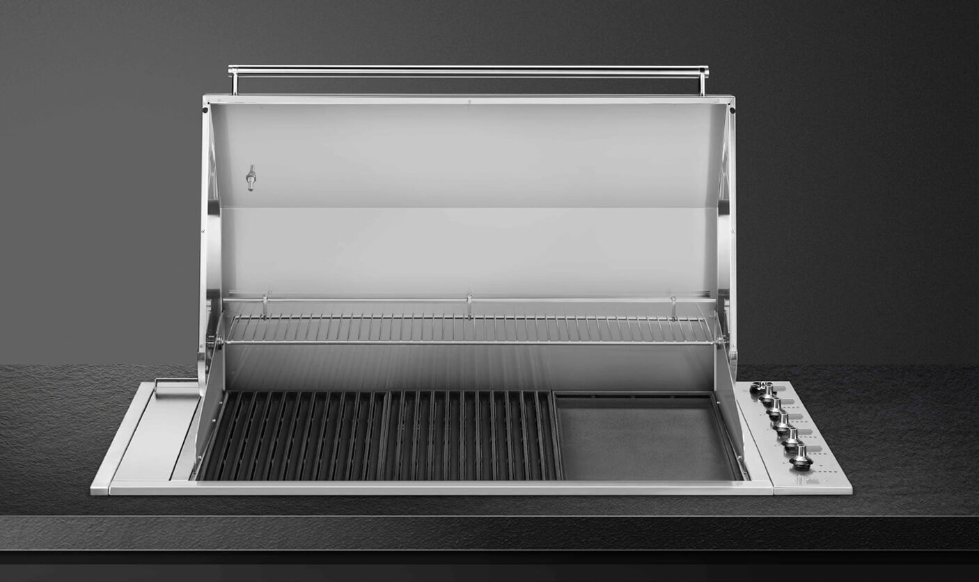 Smeg BQI1205HAU 5 Burner Built-In BBQ hero image