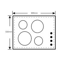 Electrolux EHG955SA 90cm Natural Gas Cooktop hero image