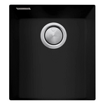 Oliveri Santorini Standard Single Bowl Undermount Sink Matte Black ST-MB1530U-OF hero image