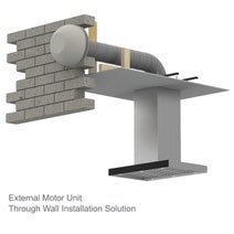 Whispair X3MD09S5EP 90cm Monte Carlo Super Deep Under Cupboard Rangehood with Pro External Remote Motor hero image