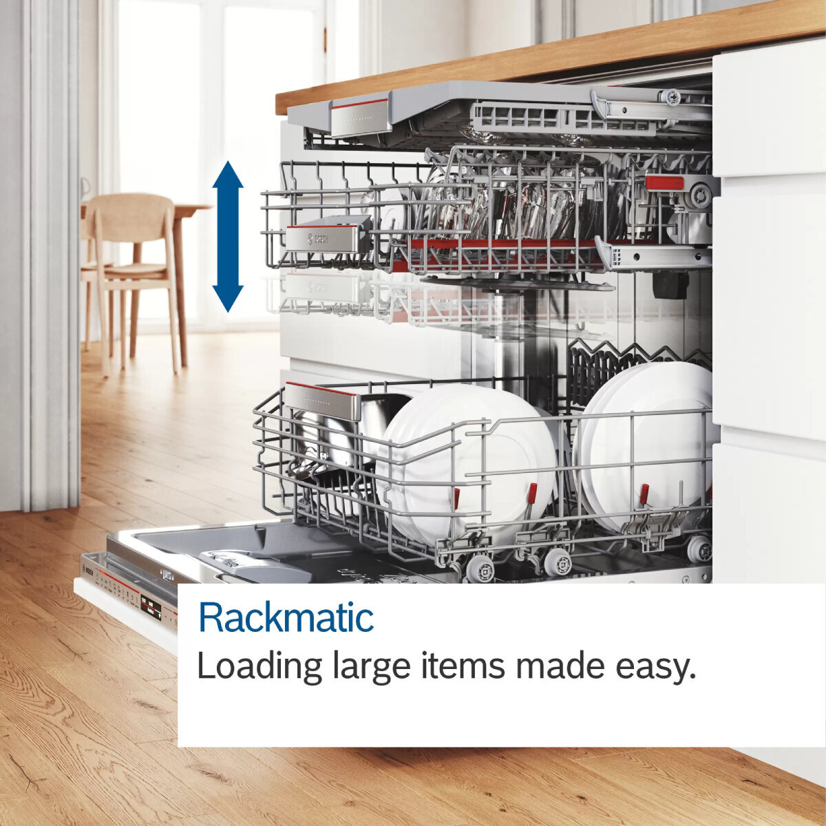 Bosch Serie 8 Semi Integrated Tall Tub Dishwasher SBI8EDS01A