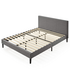 Zinus Liam Classic Home Queen Upholstered Bed Base Dark Grey AU-FPPPDG-12Q image NaN