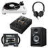 Pioneer DJ WAXPACKHOME2 Vinyl DJ Practice Pack with White Turntables image NaN