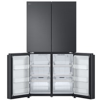 LG 665L French Door Fridge Matte Black GF-B705MBL hero image
