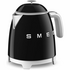 Smeg 50s Retro Style Electric Mini Kettle Black KLF05BLAU image NaN