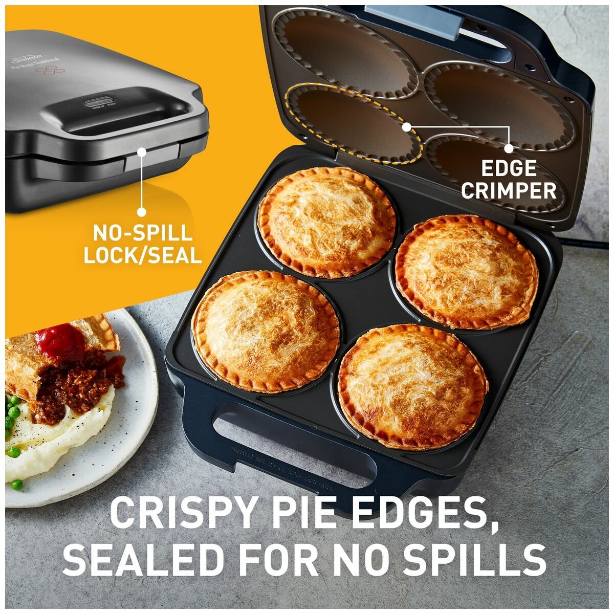 Sunbeam Pie Maker PM4800 Appliances Online