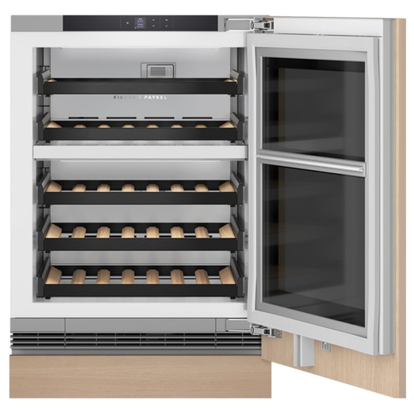 Fishner Glass Fisher & Paykel Series 9 Integrated 35 Bottle Dual Zone Wine Cabinet ...