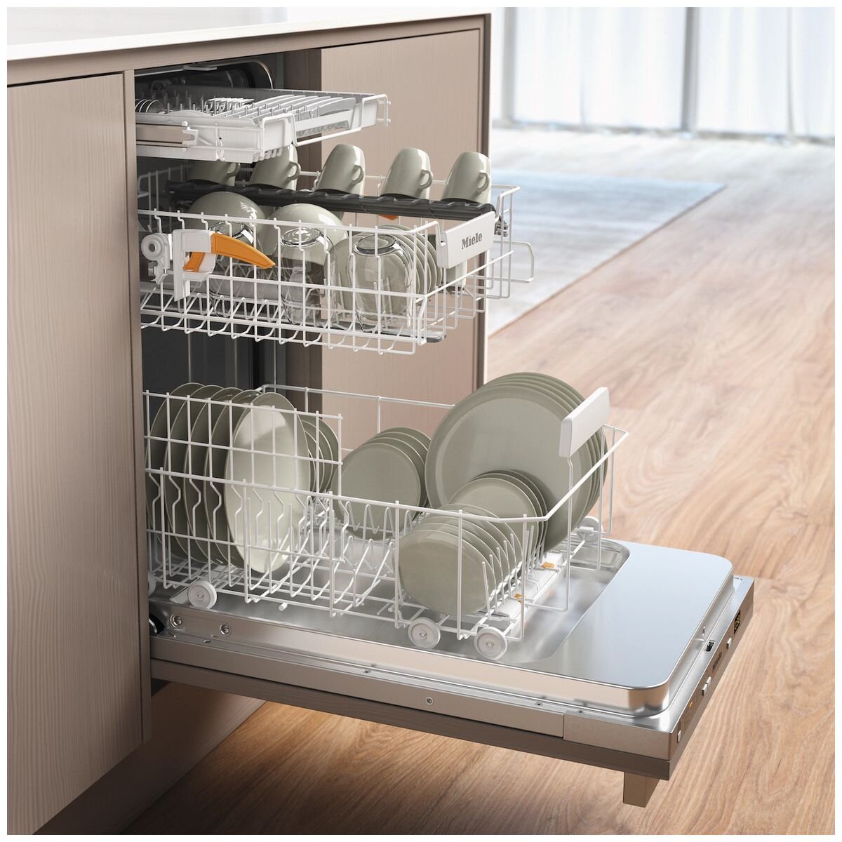 Dishwasher Cutlery Miele Platinum Dishwasher Stainless Steel