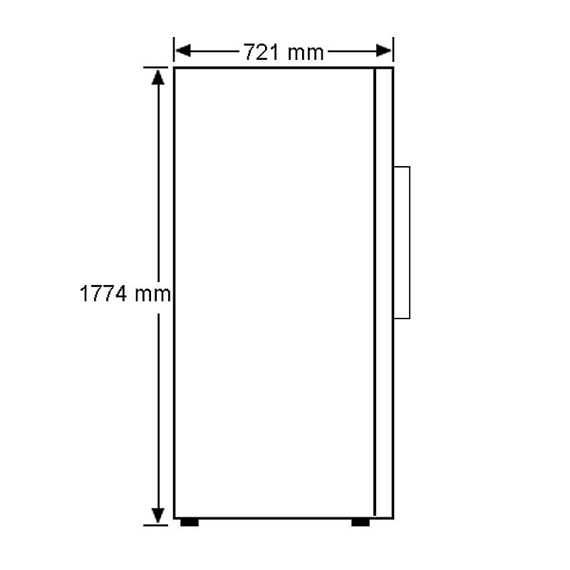 Samsung SRS636SCLS 636L Side by Side Fridge hero image
