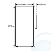 Kelvinator KSM6100WF 610L Side By Side Fridge hero image