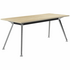 OLG Team Meeting Tables 1500x750 Polished Alloy Frame/ Oak Worktop OG_TT1575_PA_NO image NaN