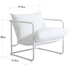 Zinus Outdoor Chair Stainless Steel White Water Resistant AU-USHSH5ZC-31W image NaN