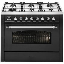 Ilve 90cm Pro Line Freestanding Dual Fuel Oven/Stove L096NMPMGC hero image