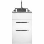 Robinhood Supertub with Double Drawers and Mixer Tap ST7003 hero image